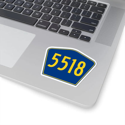 PR secondary 5518 (Puerto Rico) (Road Sign) STICKER Vinyl Kiss-Cut Decal - The Sticker Space