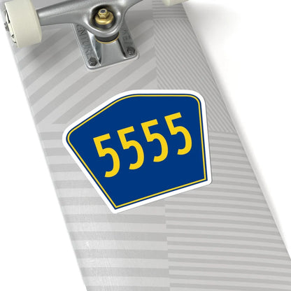 PR secondary 5555 (Puerto Rico) (Road Sign) STICKER Vinyl Kiss-Cut Decal - The Sticker Space