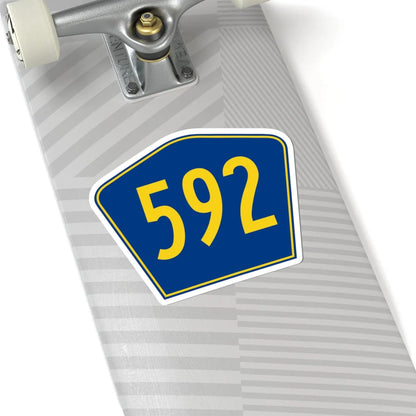 PR secondary 592 (Puerto Rico) (Road Sign) STICKER Vinyl Kiss-Cut Decal - The Sticker Space