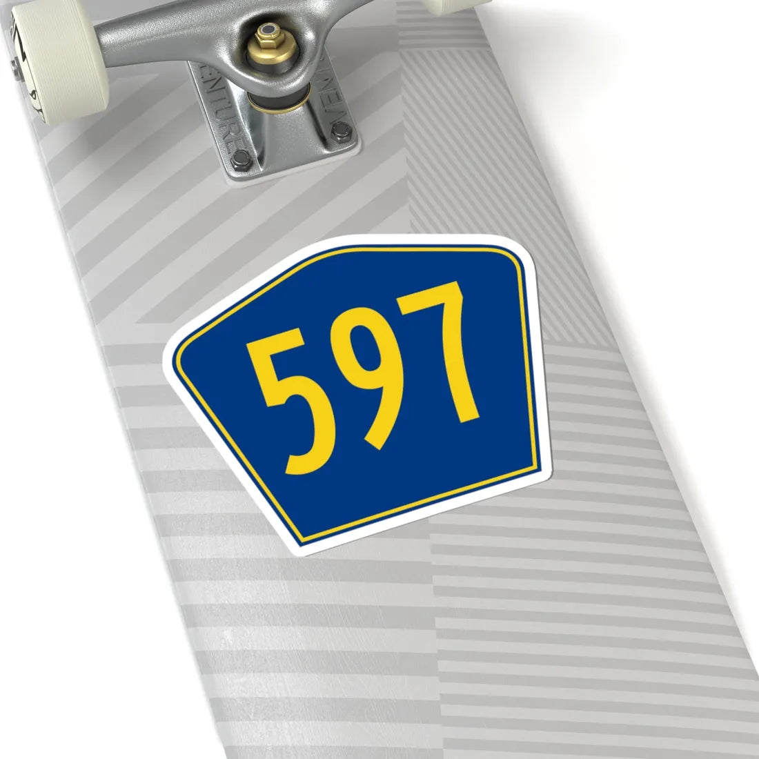 PR secondary 597 (Puerto Rico) (Road Sign) STICKER Vinyl Kiss-Cut Decal - The Sticker Space