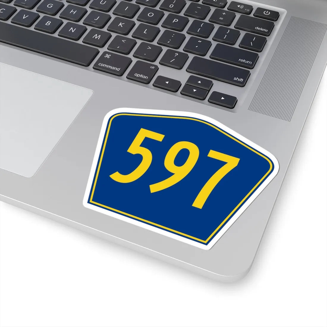 PR secondary 597 (Puerto Rico) (Road Sign) STICKER Vinyl Kiss-Cut Decal - The Sticker Space