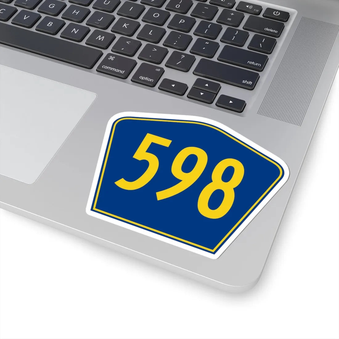 PR secondary 598 (Puerto Rico) (Road Sign) STICKER Vinyl Kiss-Cut Decal - The Sticker Space