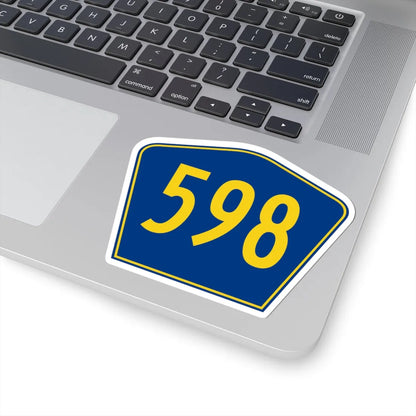 PR secondary 598 (Puerto Rico) (Road Sign) STICKER Vinyl Kiss-Cut Decal - The Sticker Space