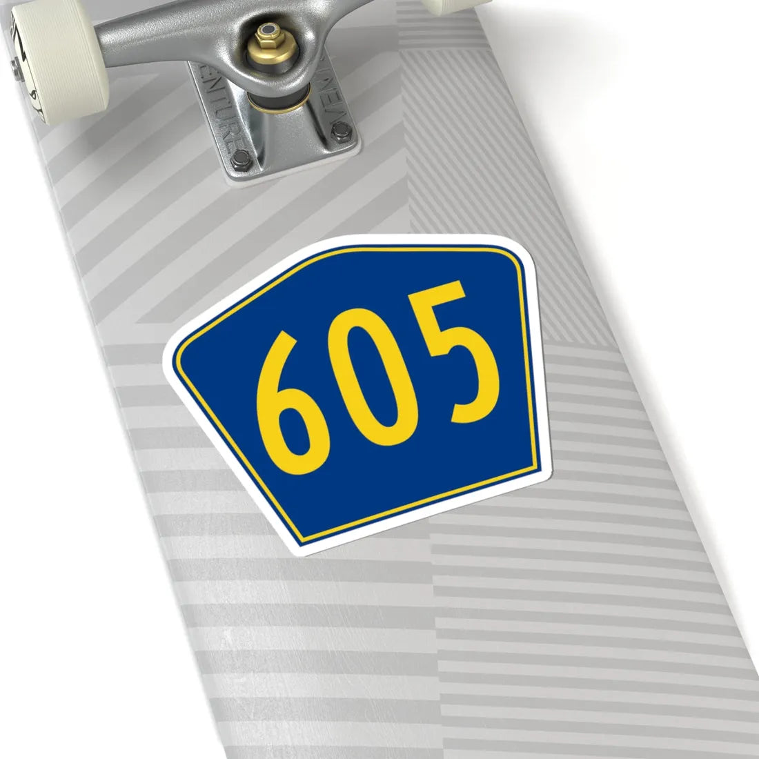 PR secondary 605 (Puerto Rico) (Road Sign) STICKER Vinyl Kiss-Cut Decal - The Sticker Space