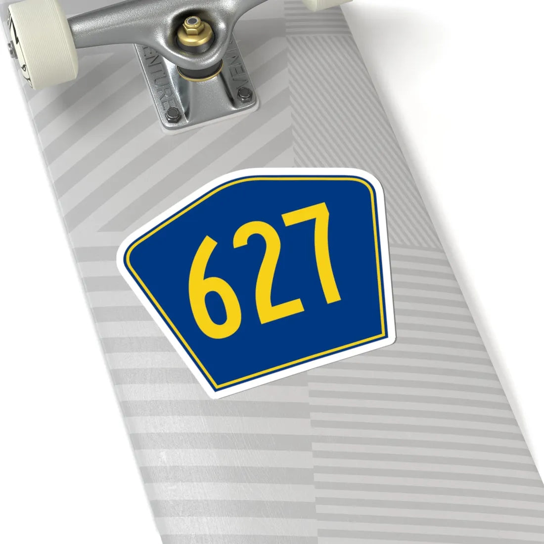 PR secondary 627 (Puerto Rico) (Road Sign) STICKER Vinyl Kiss-Cut Decal - The Sticker Space