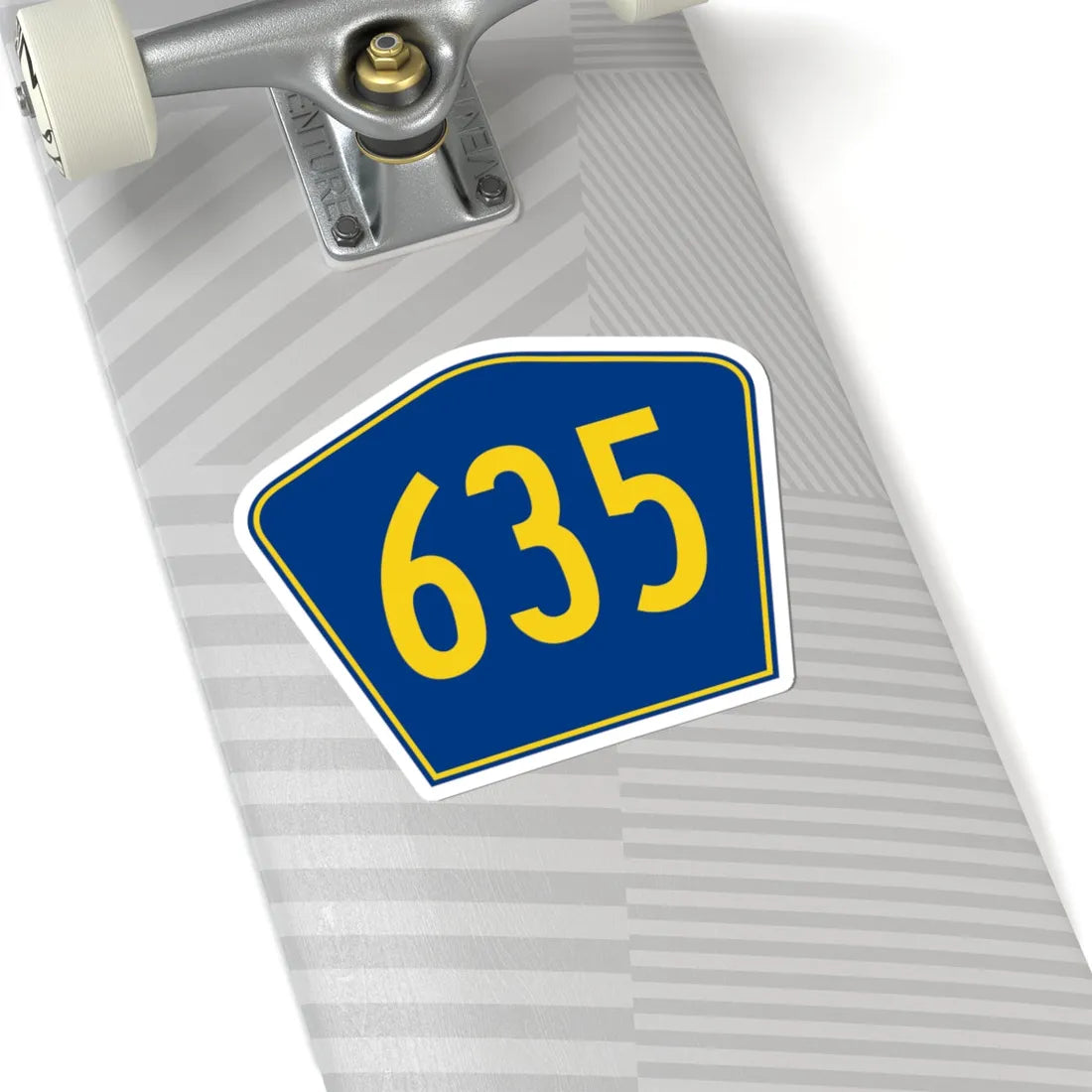 PR secondary 635 (Puerto Rico) (Road Sign) STICKER Vinyl Kiss-Cut Decal - The Sticker Space