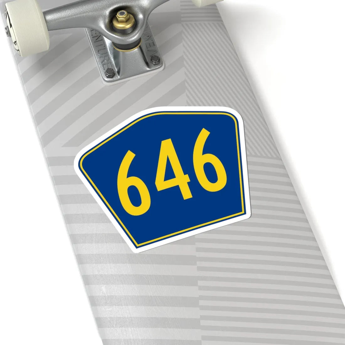 PR secondary 646 (Puerto Rico) (Road Sign) STICKER Vinyl Kiss-Cut Decal - The Sticker Space