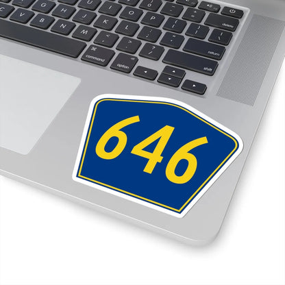 PR secondary 646 (Puerto Rico) (Road Sign) STICKER Vinyl Kiss-Cut Decal - The Sticker Space