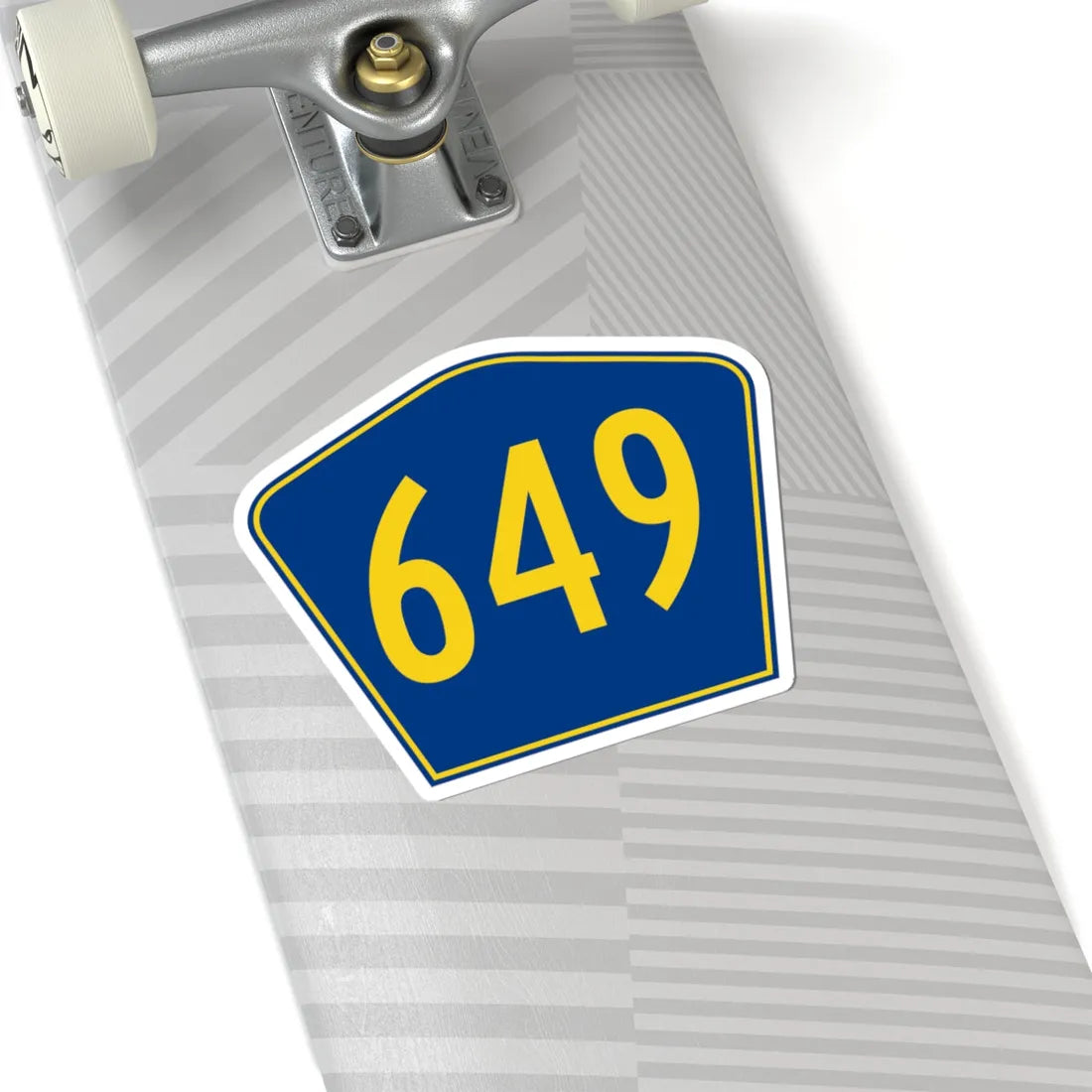 PR secondary 649 (Puerto Rico) (Road Sign) STICKER Vinyl Kiss-Cut Decal - The Sticker Space