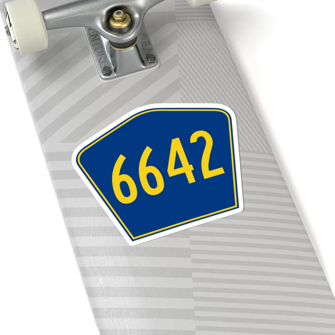 PR secondary 6642 (Puerto Rico) (Road Sign) STICKER Vinyl Kiss-Cut Decal - The Sticker Space