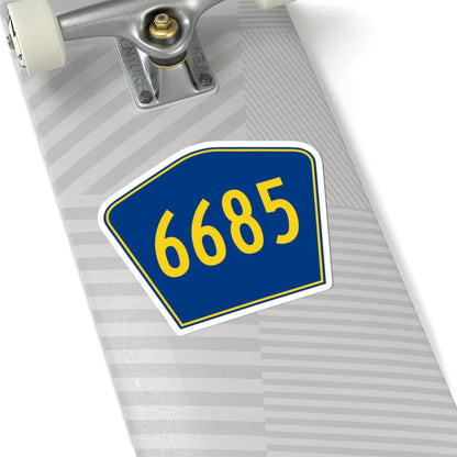 PR secondary 6685 (Puerto Rico) (Road Sign) STICKER Vinyl Kiss-Cut Decal - The Sticker Space