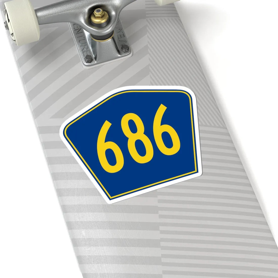 PR secondary 686 (Puerto Rico) (Road Sign) STICKER Vinyl Kiss-Cut Decal - The Sticker Space