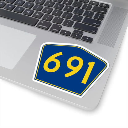 PR secondary 691 (Puerto Rico) (Road Sign) STICKER Vinyl Kiss-Cut Decal - The Sticker Space