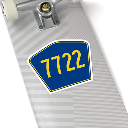 PR secondary 7722 (Puerto Rico) (Road Sign) STICKER Vinyl Kiss-Cut Decal - The Sticker Space