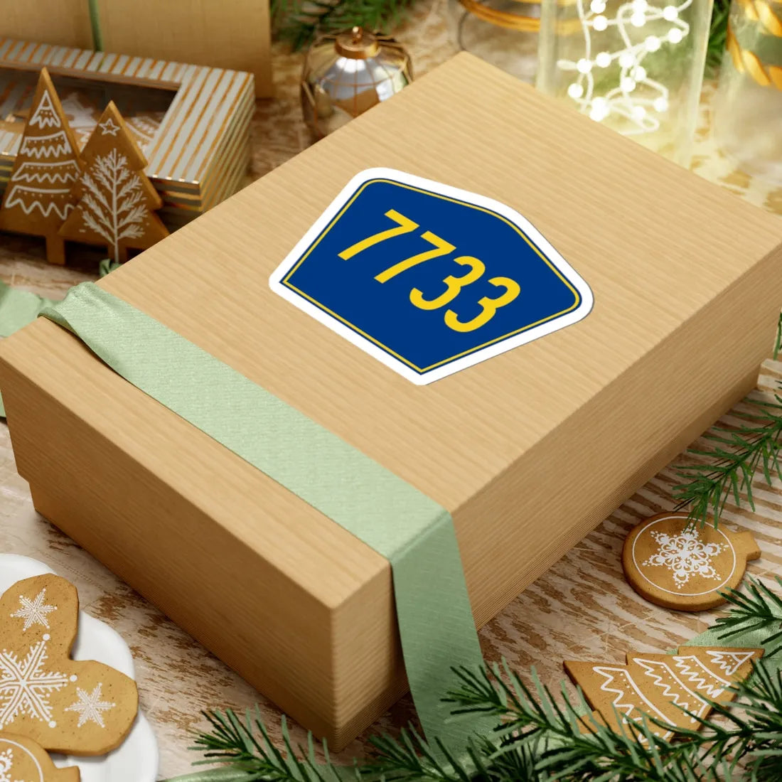 PR secondary 7733 (Puerto Rico) (Road Sign) STICKER Vinyl Kiss-Cut Decal - The Sticker Space