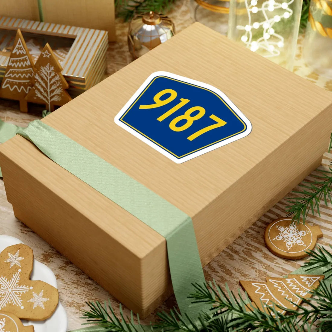 PR secondary 9187 (Puerto Rico) (Road Sign) STICKER Vinyl Kiss-Cut Decal - The Sticker Space