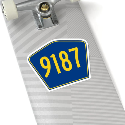 PR secondary 9187 (Puerto Rico) (Road Sign) STICKER Vinyl Kiss-Cut Decal - The Sticker Space