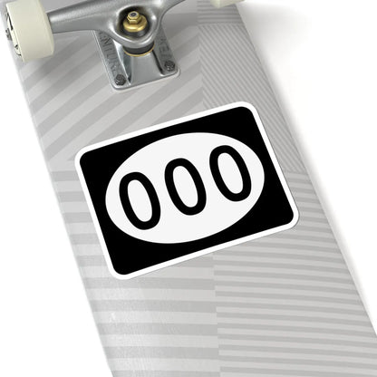 PR tertiary 000 (Puerto Rico) (Road Sign) STICKER Vinyl Kiss-Cut Decal - The Sticker Space