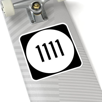 PR tertiary 1111 (Puerto Rico) (Road Sign) STICKER Vinyl Kiss-Cut Decal - The Sticker Space