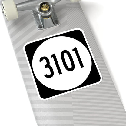 PR tertiary 3101 (Puerto Rico) (Road Sign) STICKER Vinyl Kiss-Cut Decal - The Sticker Space