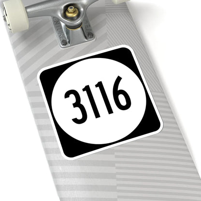 PR tertiary 3116 (Puerto Rico) (Road Sign) STICKER Vinyl Kiss-Cut Decal - The Sticker Space