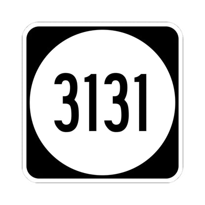 PR tertiary 3131 (Puerto Rico) (Road Sign) STICKER Vinyl Kiss-Cut Decal 4 Inch White - The Sticker Space