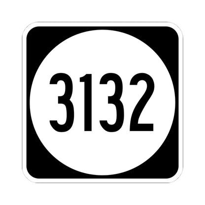 PR tertiary 3132 (Puerto Rico) (Road Sign) STICKER Vinyl Kiss-Cut Decal 4 Inch White - The Sticker Space