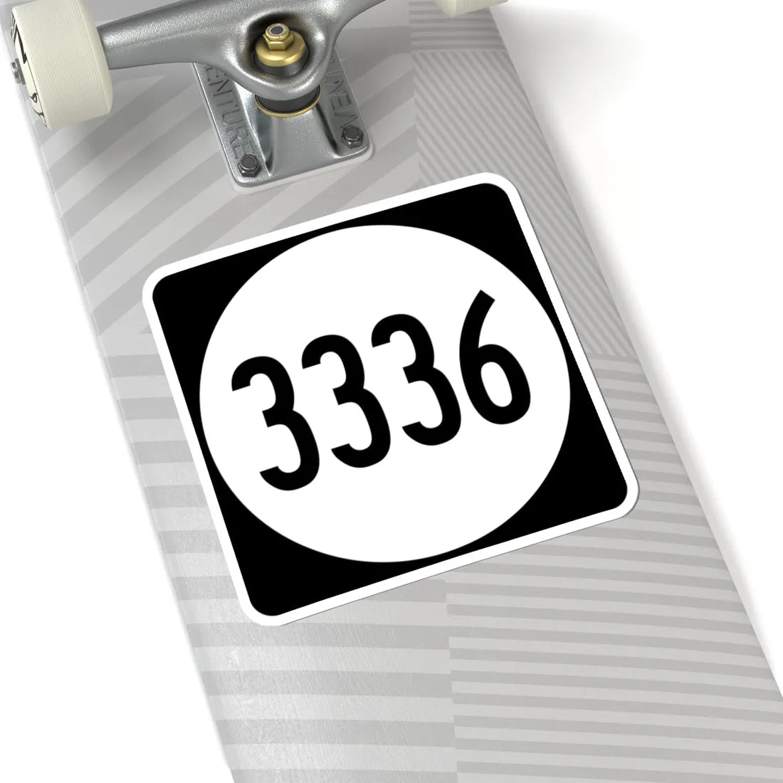 PR tertiary 3336 (Puerto Rico) (Road Sign) STICKER Vinyl Kiss-Cut Decal - The Sticker Space