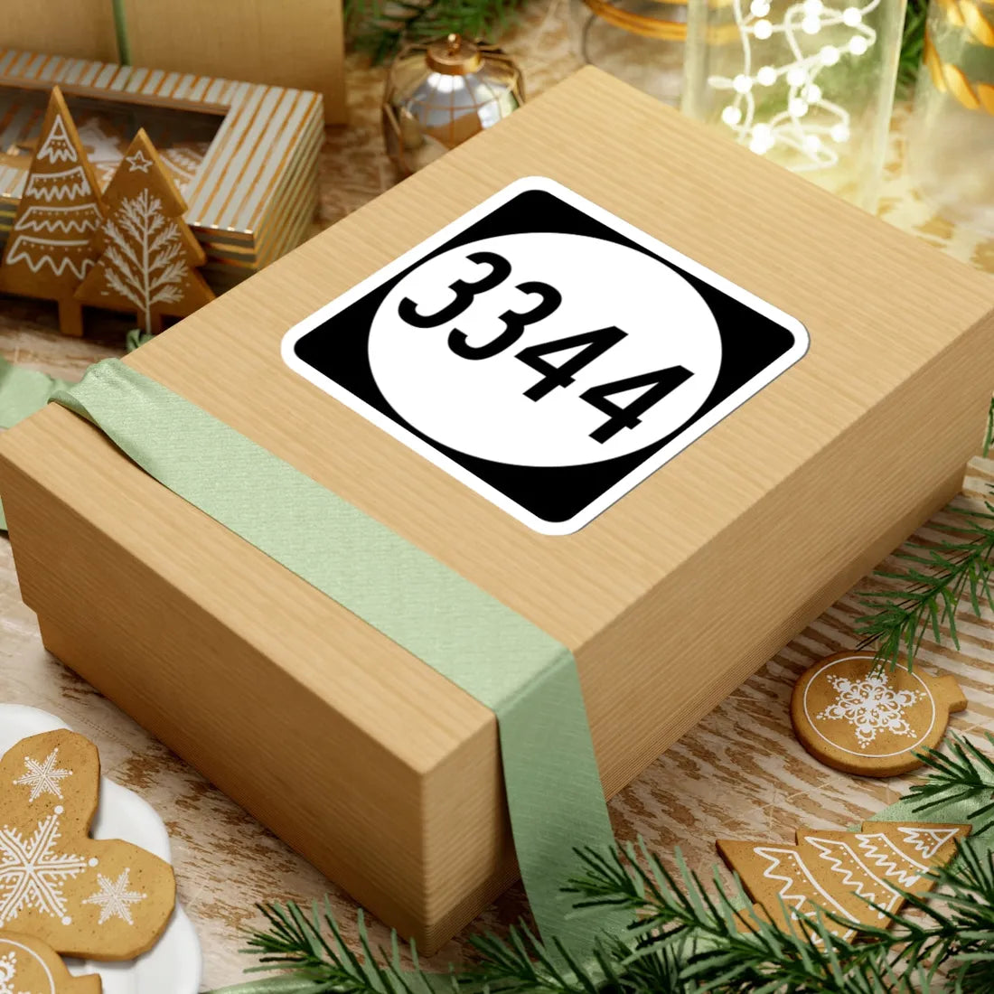 PR tertiary 3344 (Puerto Rico) (Road Sign) STICKER Vinyl Kiss-Cut Decal - The Sticker Space