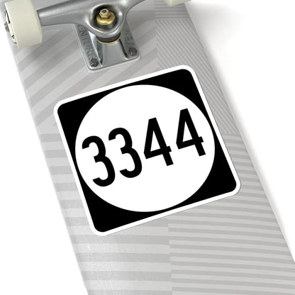 PR tertiary 3344 (Puerto Rico) (Road Sign) STICKER Vinyl Kiss-Cut Decal - The Sticker Space