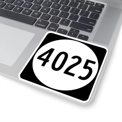 PR tertiary 4025 (Puerto Rico) (Road Sign) STICKER Vinyl Kiss-Cut Decal - The Sticker Space