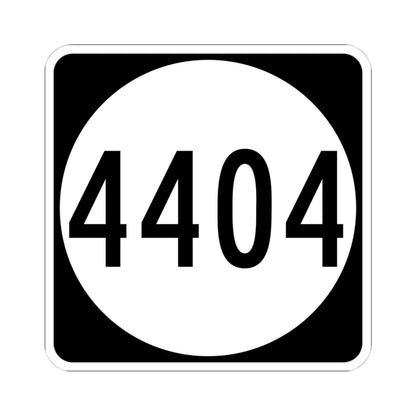 PR tertiary 4404 (Puerto Rico) (Road Sign) STICKER Vinyl Kiss-Cut Decal 4 Inch White - The Sticker Space