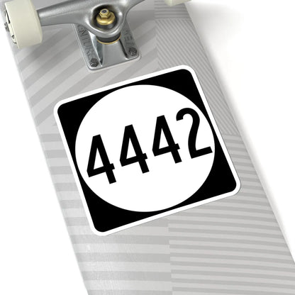 PR tertiary 4442 (Puerto Rico) (Road Sign) STICKER Vinyl Kiss-Cut Decal - The Sticker Space