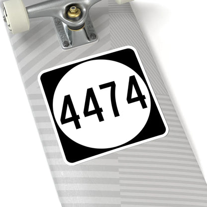 PR tertiary 4474 (Puerto Rico) (Road Sign) STICKER Vinyl Kiss-Cut Decal - The Sticker Space