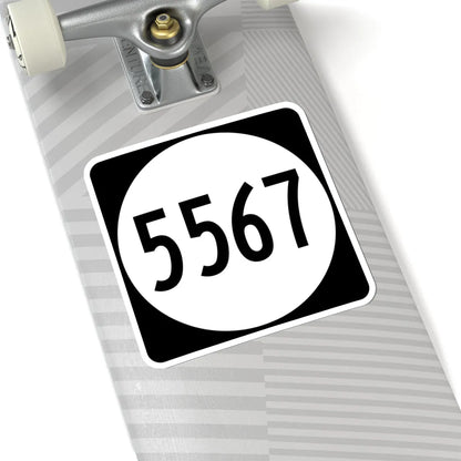 PR tertiary 5567 (Puerto Rico) (Road Sign) STICKER Vinyl Kiss-Cut Decal - The Sticker Space