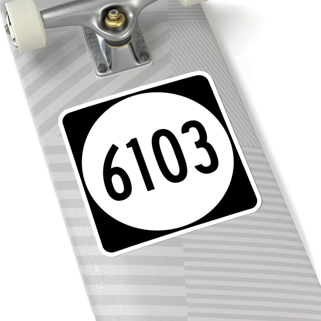 PR tertiary 6103 (Puerto Rico) (Road Sign) STICKER Vinyl Kiss-Cut Decal - The Sticker Space