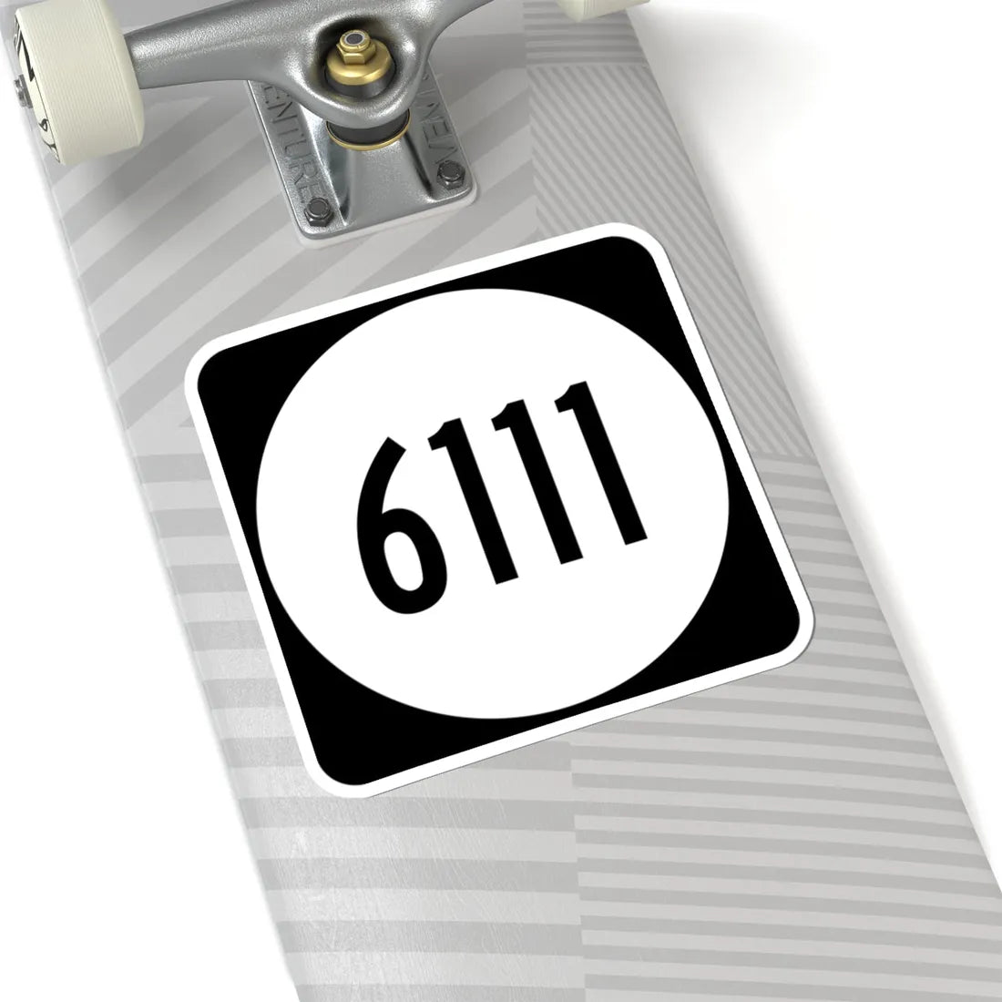 PR tertiary 6111 (Puerto Rico) (Road Sign) STICKER Vinyl Kiss-Cut Decal - The Sticker Space