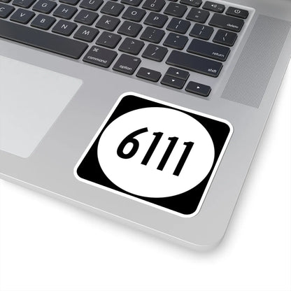 PR tertiary 6111 (Puerto Rico) (Road Sign) STICKER Vinyl Kiss-Cut Decal - The Sticker Space