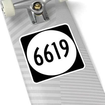 PR tertiary 6619 (Puerto Rico) (Road Sign) STICKER Vinyl Kiss-Cut Decal - The Sticker Space