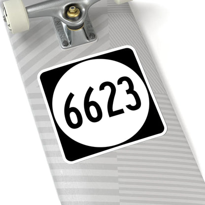 PR tertiary 6623 (Puerto Rico) (Road Sign) STICKER Vinyl Kiss-Cut Decal - The Sticker Space