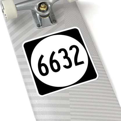 PR tertiary 6632 (Puerto Rico) (Road Sign) STICKER Vinyl Kiss-Cut Decal - The Sticker Space