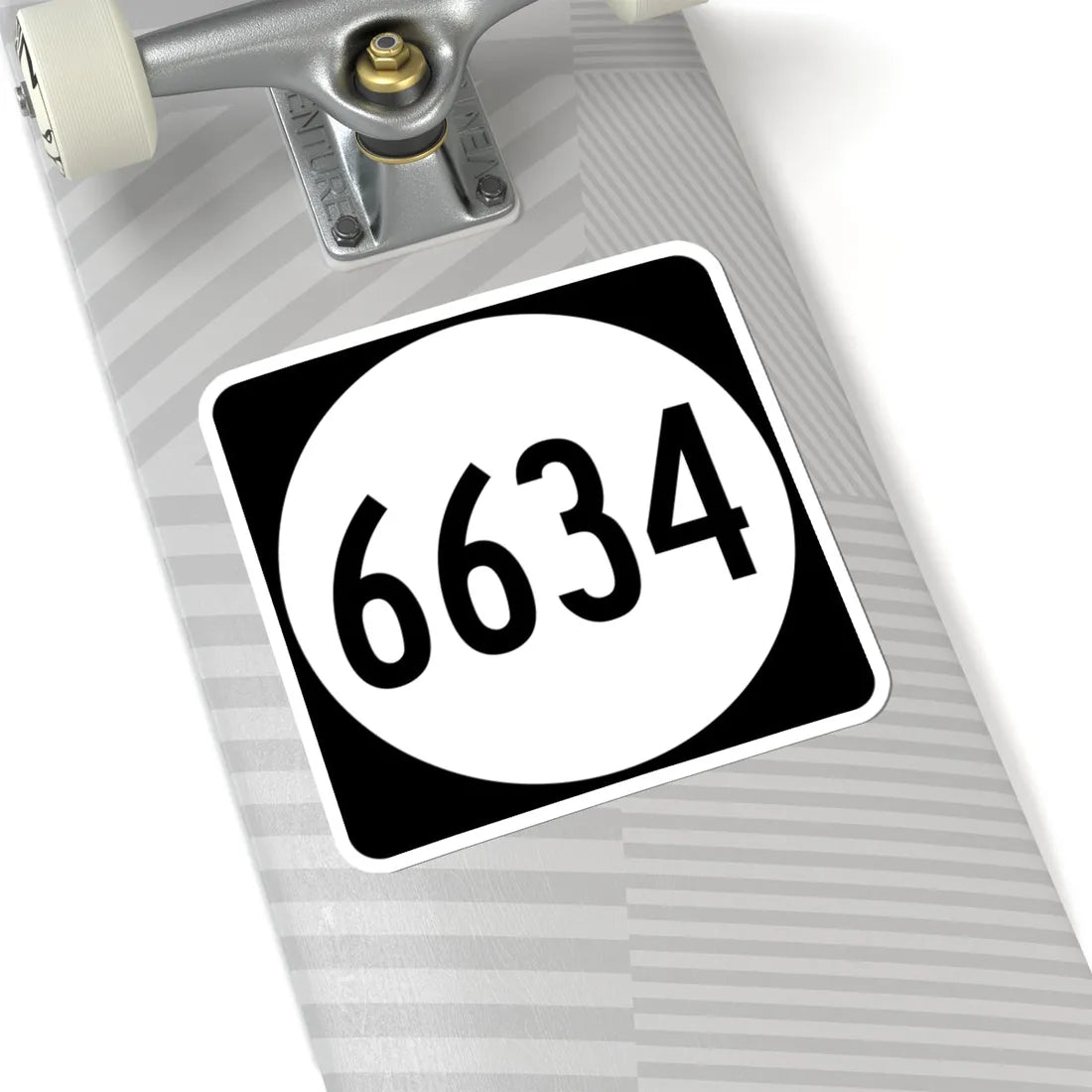 PR tertiary 6634 (Puerto Rico) (Road Sign) STICKER Vinyl Kiss-Cut Decal - The Sticker Space