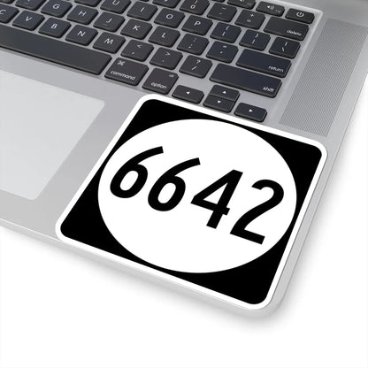 PR tertiary 6642 (Puerto Rico) (Road Sign) STICKER Vinyl Kiss-Cut Decal - The Sticker Space