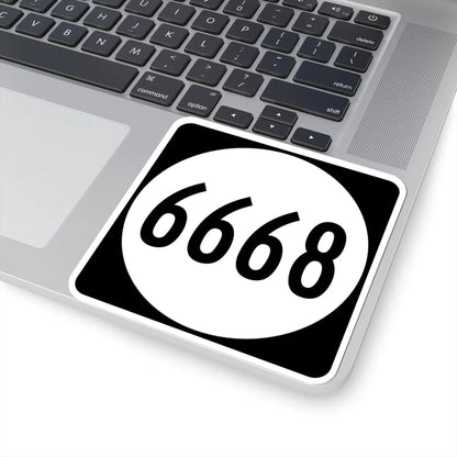 PR tertiary 6668 (Puerto Rico) (Road Sign) STICKER Vinyl Kiss-Cut Decal - The Sticker Space