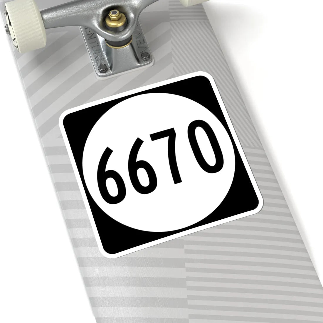 PR tertiary 6670 (Puerto Rico) (Road Sign) STICKER Vinyl Kiss-Cut Decal - The Sticker Space