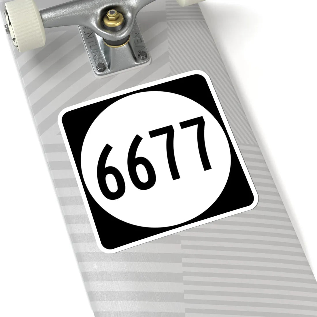 PR tertiary 6677 (Puerto Rico) (Road Sign) STICKER Vinyl Kiss-Cut Decal - The Sticker Space