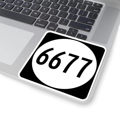PR tertiary 6677 (Puerto Rico) (Road Sign) STICKER Vinyl Kiss-Cut Decal - The Sticker Space