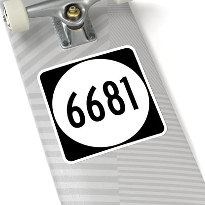 PR tertiary 6681 (Puerto Rico) (Road Sign) STICKER Vinyl Kiss-Cut Decal - The Sticker Space