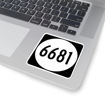 PR tertiary 6681 (Puerto Rico) (Road Sign) STICKER Vinyl Kiss-Cut Decal - The Sticker Space