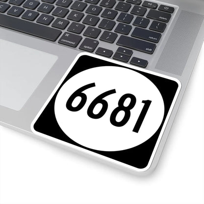 PR tertiary 6681 (Puerto Rico) (Road Sign) STICKER Vinyl Kiss-Cut Decal - The Sticker Space